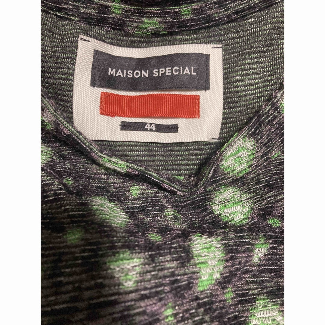 MAISON SPECIAL(メゾンスペシャル)の21ss 極美品 メゾンスペシャル ユニセックスロングスリーブＴシャツ黒系44わ メンズのトップス(Tシャツ/カットソー(七分/長袖))の商品写真