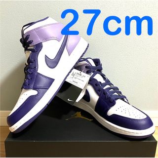 ナイキ(NIKE)の【新品未使用】NIKE AIR JORDAN1 MID（27cm）(スニーカー)