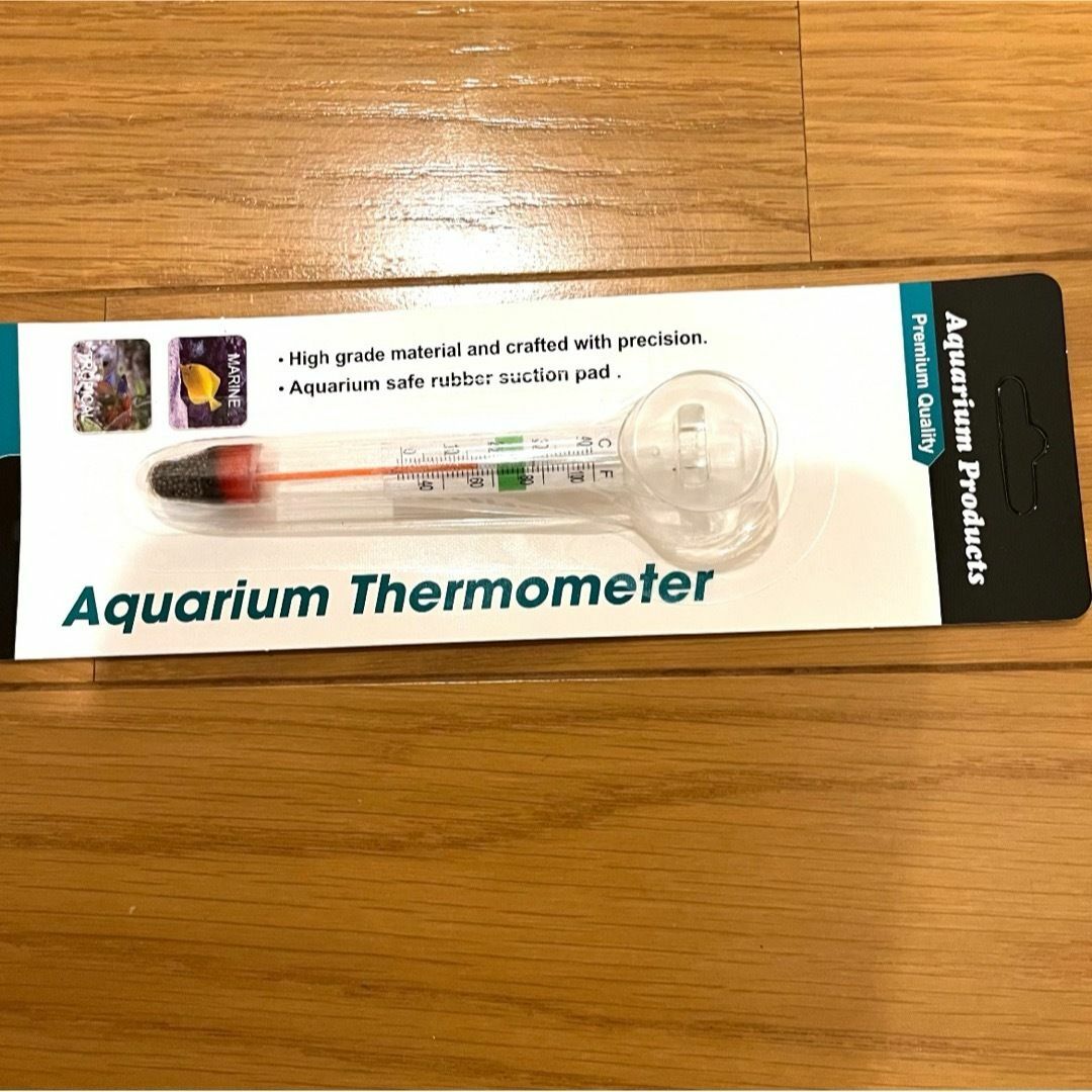 水温計 2個セットメダカ飼育 温度計 アクアリウム 温度 水質 管理 産卵期 その他のペット用品(アクアリウム)の商品写真