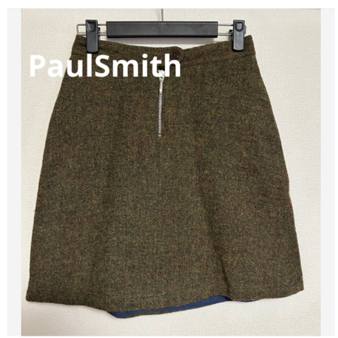 Paul Smith(ポールスミス)の【翌日発送】PaulSmithポールスミス ひざ丈スカート ウール100% レディースのスカート(ひざ丈スカート)の商品写真