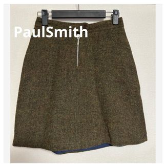 ポールスミス(Paul Smith)の【翌日発送】PaulSmithポールスミス ひざ丈スカート ウール100%(ひざ丈スカート)