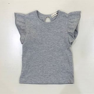 ブランシェス(Branshes)のフリル付ノースリーブTシャツ　ブランシェス　サイズ90(Tシャツ/カットソー)