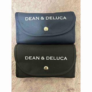 ディーンアンドデルーカ(DEAN & DELUCA)のDEAN&DELUCA ディーンアンドデルーカ　エコバッグ　ネイビー　ブラック(エコバッグ)