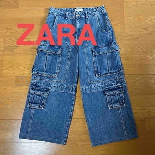 ZARA - ZARA RHUIGI フレアデニムパンツ サイズSの通販｜ラクマ