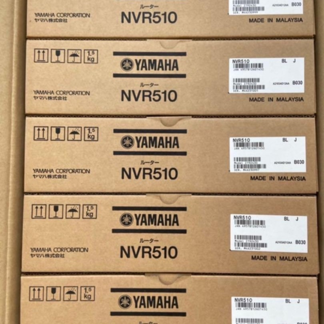 ヤマハ - 【新品・未開封】YAMAHA NVR510 5台の通販 by テンペスト王国 ...