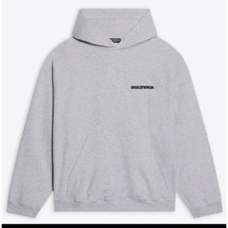 バレンシアガ(Balenciaga)のバレンシアガ   パーカー　グレー　3  オーバーサイズ(パーカー)