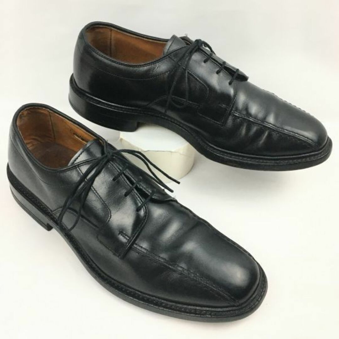 試着交換OK！AllenEdomonds/アレンエドモンズ　ビンテージ/Vintage Hillcrest　スワールモカ　ビジネスシューズ〈黒/BLACK/ブラック〉size8D　25.5-26.0//菅NO.WZE-145 #BUZZBERG　-WZE-145-6thBAZZBERGgt