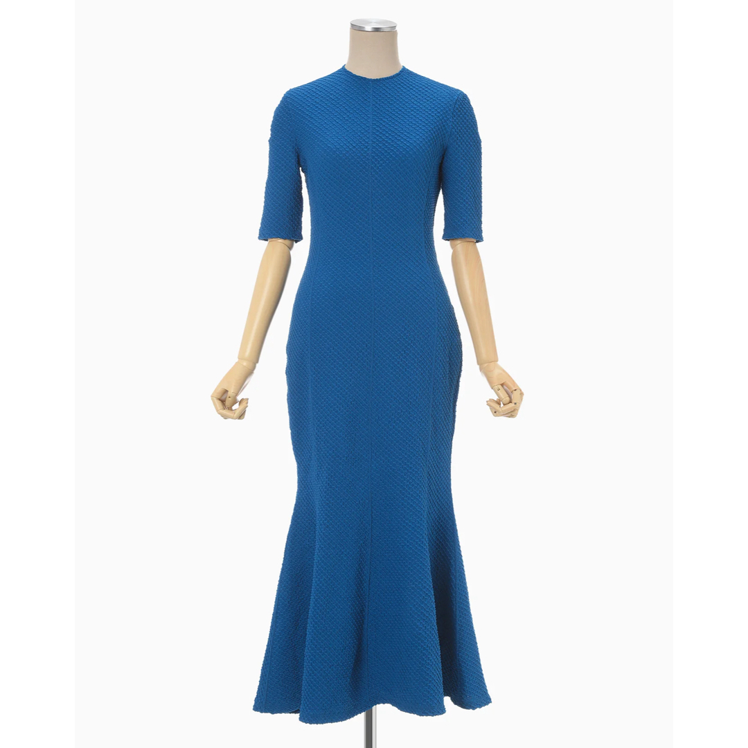 mame - Shirring Jersey Jacquard Mermaid Dressの通販 by mame - Shirring Jersey Jacquard Mermaid Dressの通販 by