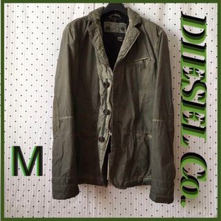 ディーゼル(DIESEL)のDIESELディーゼル限定ミリタリーデザインテーラードジャケットM olive(ミリタリージャケット)