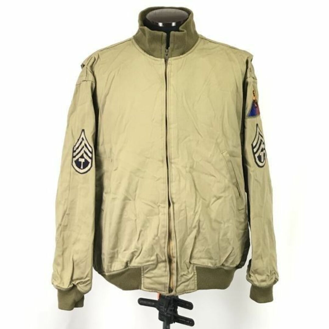 状態RANK試着交換OK！ヒューストン HOUSTON★US SURPLUS★AC5154/タンカースジャケット【size -40R/カーキ】タクシードライバー/Coats/Jackets/Jumpers◆XBH96-a #BUZZBERG　-XBH96-a-6th-b