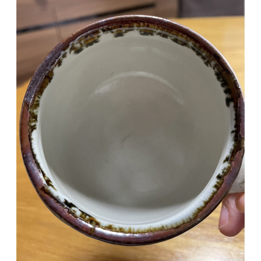 陶器　ティーカップ　ソーサー インテリア/住まい/日用品のキッチン/食器(グラス/カップ)の商品写真