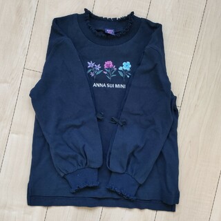 売切れ　アナスイミニ110紺色Tシャツキッズ服女の子用(90cm~)
