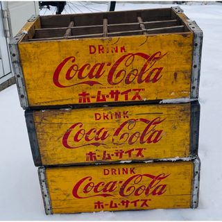 コカコーラ(コカ・コーラ)のコカコーラ　木箱　ヴィンテージ　アンティーク(置物)