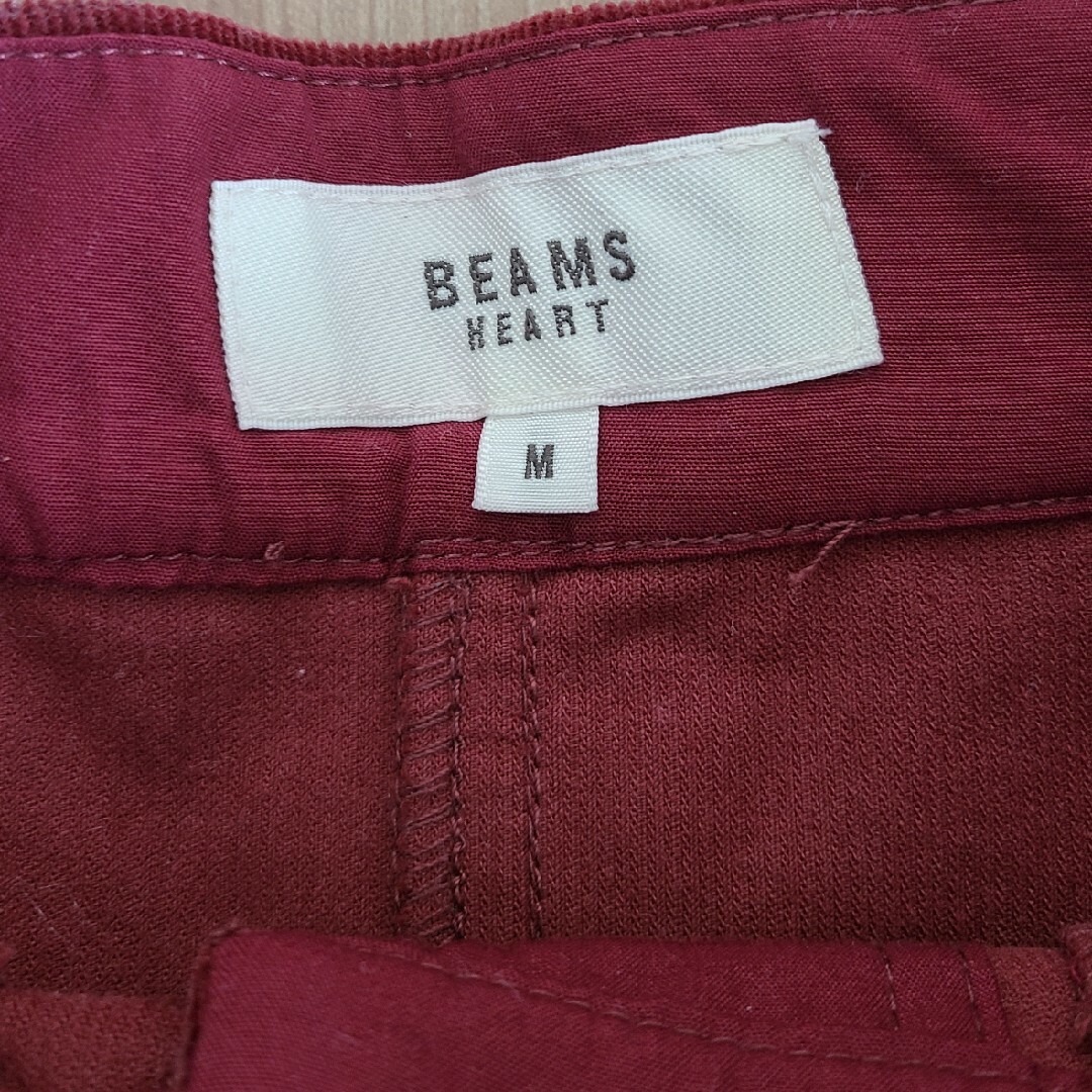 BEAMS(ビームス)のBEAMS　BEAMSheart　コーデュロイ　Aライン　スカート　美品 レディースのスカート(ミニスカート)の商品写真