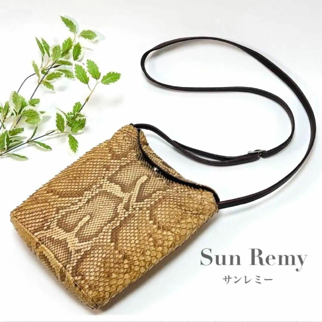 Sun Remy サンレミー ショルダーバッグ パイソン 蛇柄 斜めがけ レディースのバッグ(ショルダーバッグ)の商品写真