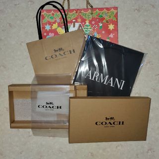 コーチ(COACH)の【COACH】【ARMANI】ショップバック/箱(ショップ袋)