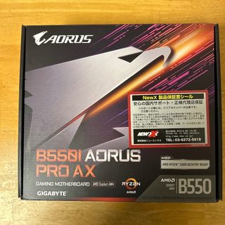 ギガバイト(GIGABYTE)のGIGABYTE B550I AORUS PRO AX(PCパーツ)