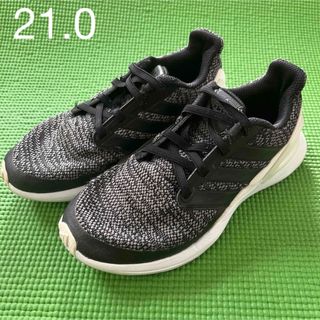 アディダス(adidas)の21cm アディダス　ゴム紐メッシュニットスニーカー(スニーカー)