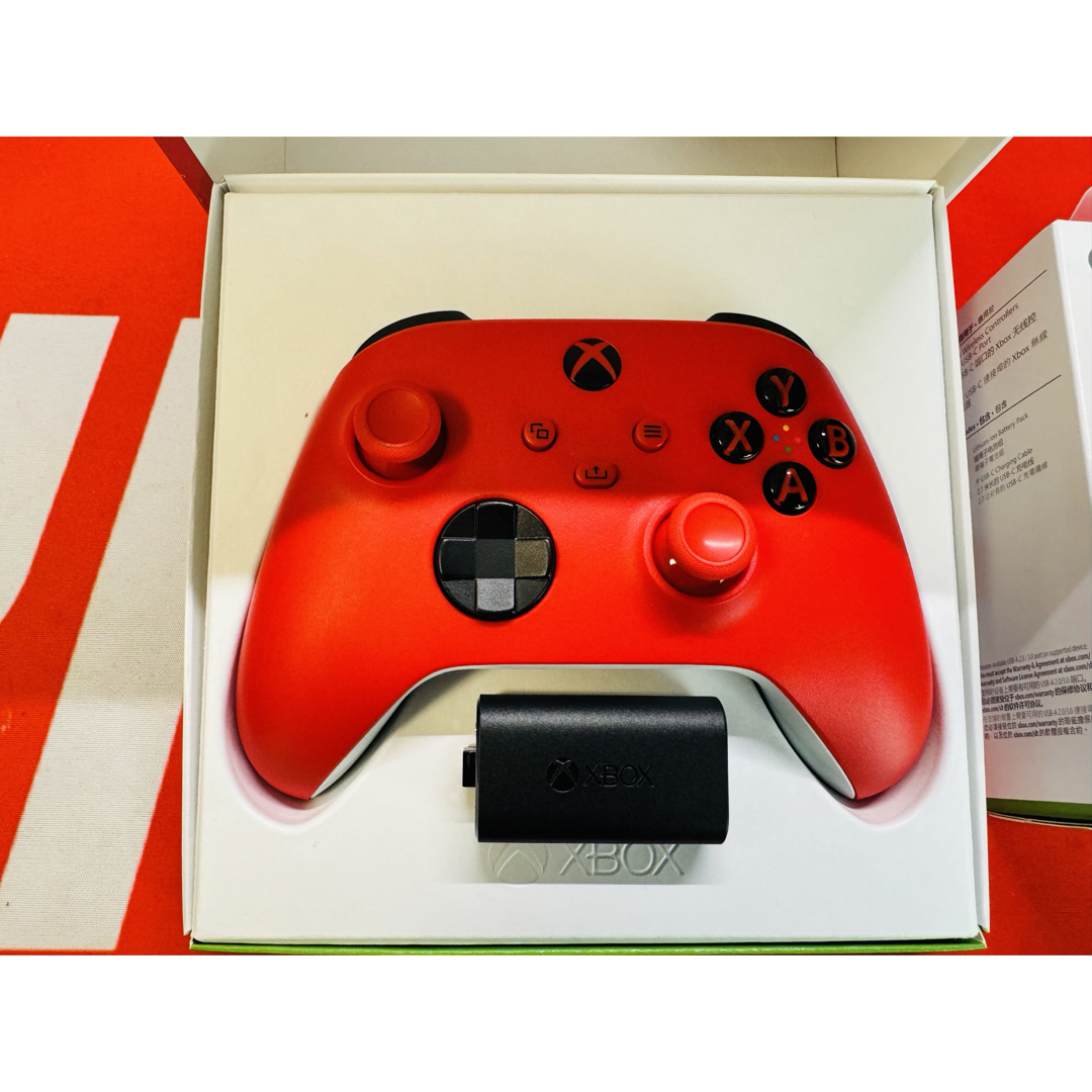 新品】Xbox ワイヤレス コントローラー パルス レッド - Xbox One 新品】Xbox ワイヤレス コントローラー パルス レッド - Xbox One