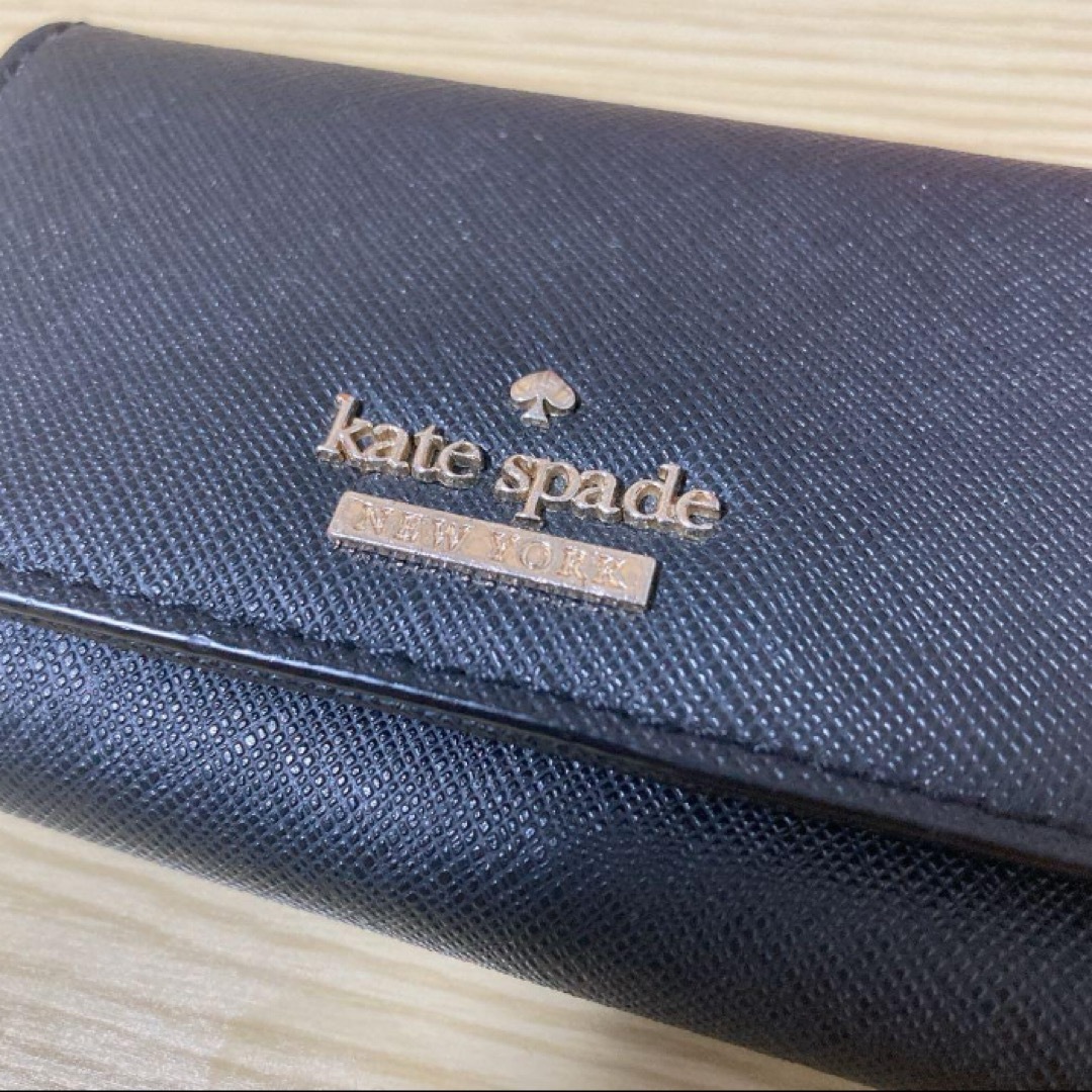 kate spade new york(ケイトスペードニューヨーク)のKate spade NEW YORK レディース キーケース　ブラック レディースのファッション小物(キーケース)の商品写真