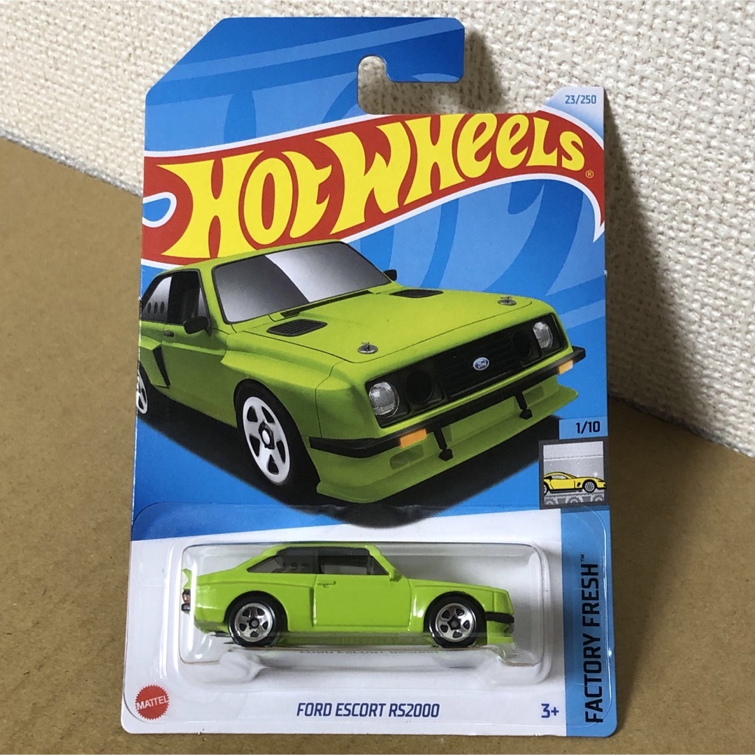 ホットウィール HOT WHEELS　FORD ESCORT RS2000 エンタメ/ホビーのおもちゃ/ぬいぐるみ(ミニカー)の商品写真