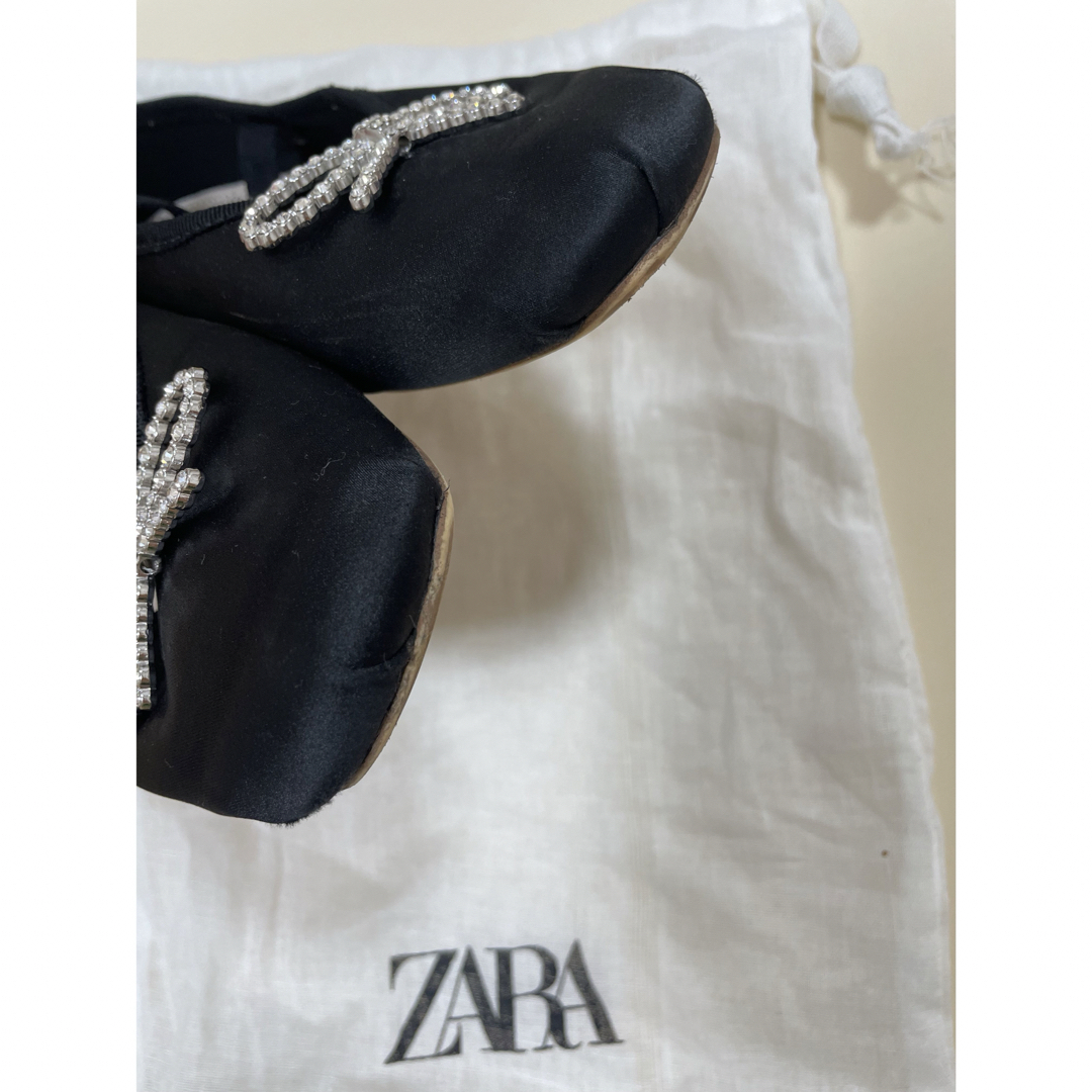 ZARA KIDS(ザラキッズ)の【美品】ZARA kids バレエシューズ　フォーマルシューズ　 キッズ/ベビー/マタニティのキッズ靴/シューズ(15cm~)(フォーマルシューズ)の商品写真