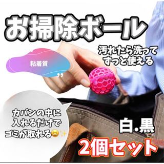 【入れるだけ】お掃除 ボール 簡単キレイに！ゴミを吸着 洗えば何回も使えるエコ (その他)