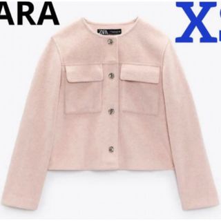 ZARA - ZARA WOMAN☆袖くしゅテーラードジャケットの通販｜ラクマ