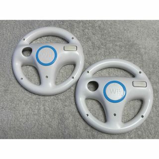 ウィー(Wii)の【匿名配送】Nintendo・Wiiハンドル（２個セット）(家庭用ゲーム機本体)