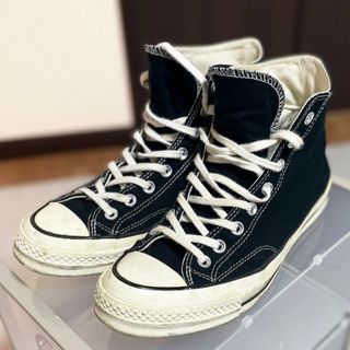 ct70 CONVERSEチャックテイラー【定番BLACK】希少なハーフサイズ