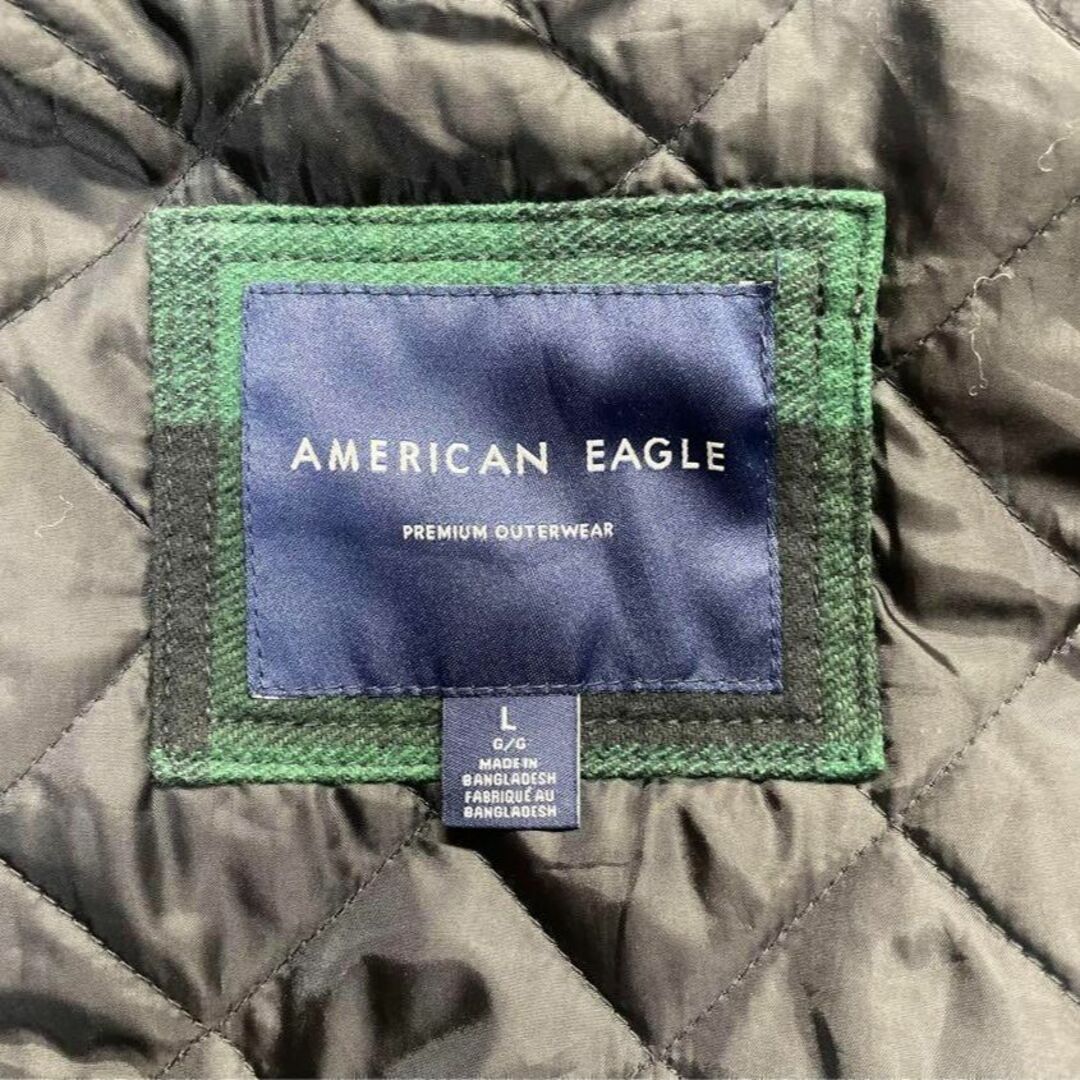 American Eagle(アメリカンイーグル)のアメリカンイーグル / AEキルト中綿ジャケット / USL / Green メンズのジャケット/アウター(その他)の商品写真