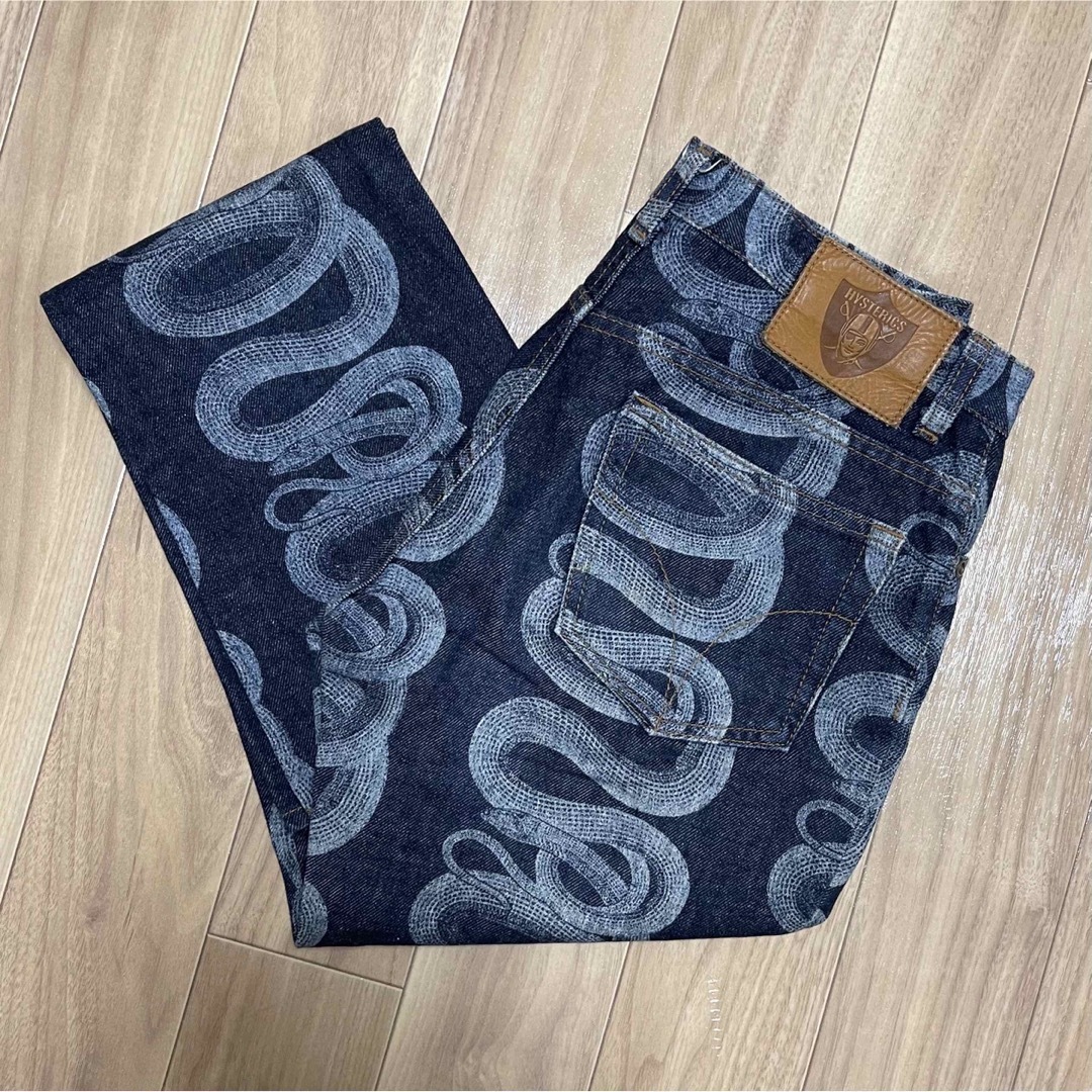 HYSTERIC GLAMOUR(ヒステリックグラマー)のvintage hysteric glamour snake denim デニム メンズのパンツ(デニム/ジーンズ)の商品写真