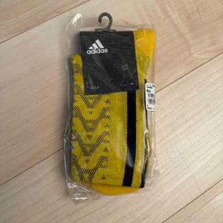 アディダス(adidas)のアディダス adidas ゴルフソックス Sサイズ 22-24cm 新品 黄色(その他)