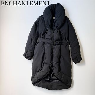 LE CIEL BLEU - 美品　ENCHANTEMENT...? アンシャントマン ダウンコート　ブラック