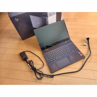 ヒューレットパッカード(HP)のHP ENVY x360 ノートパソコン　電源バッテリー不良 office付(ノートPC)