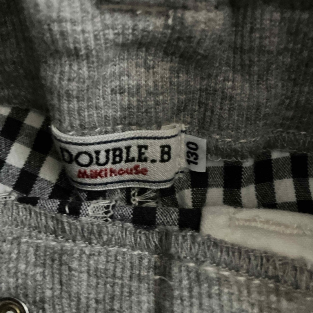 DOUBLE.B(ダブルビー)のミキハウス　ダブルB 130 ショートパンツ キッズ/ベビー/マタニティのキッズ服女の子用(90cm~)(パンツ/スパッツ)の商品写真