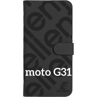 MOTO G31ケース 手帳型ケース カバー ブラック(モバイルケース/カバー)