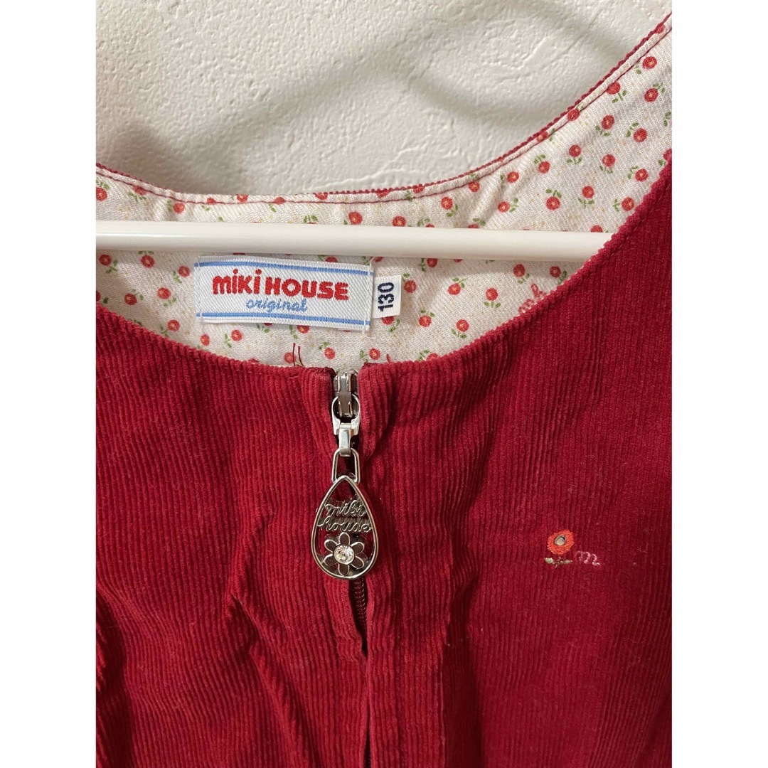 mikihouse(ミキハウス)のmikiHOUSE ミキハウス　キッズ　ワンピース　コーデュロイ キッズ/ベビー/マタニティのキッズ服女の子用(90cm~)(ワンピース)の商品写真