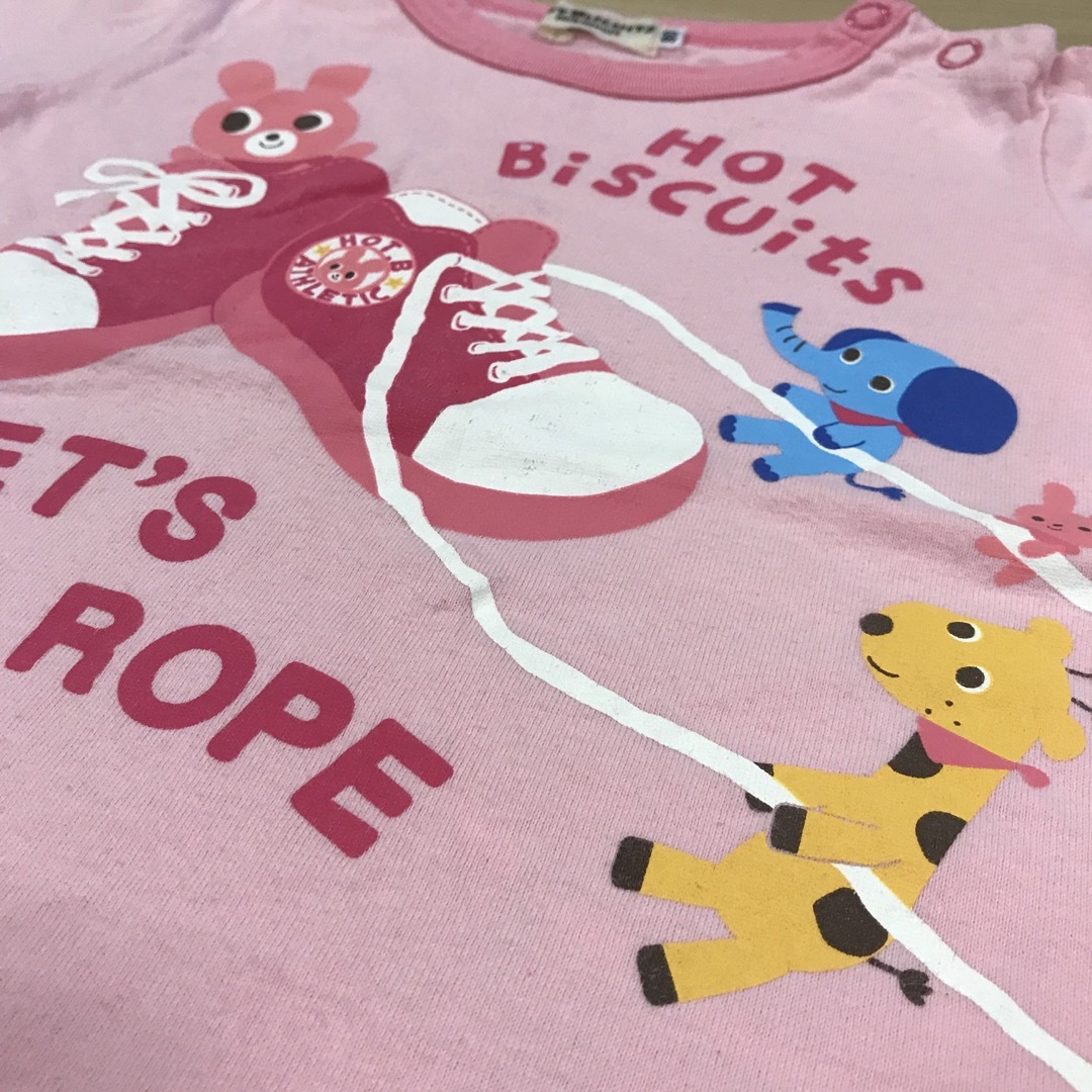 HOT BISCUITS(ホットビスケッツ)のホットビスケッツ☆Tシャツ90cm キッズ/ベビー/マタニティのキッズ服女の子用(90cm~)(Tシャツ/カットソー)の商品写真