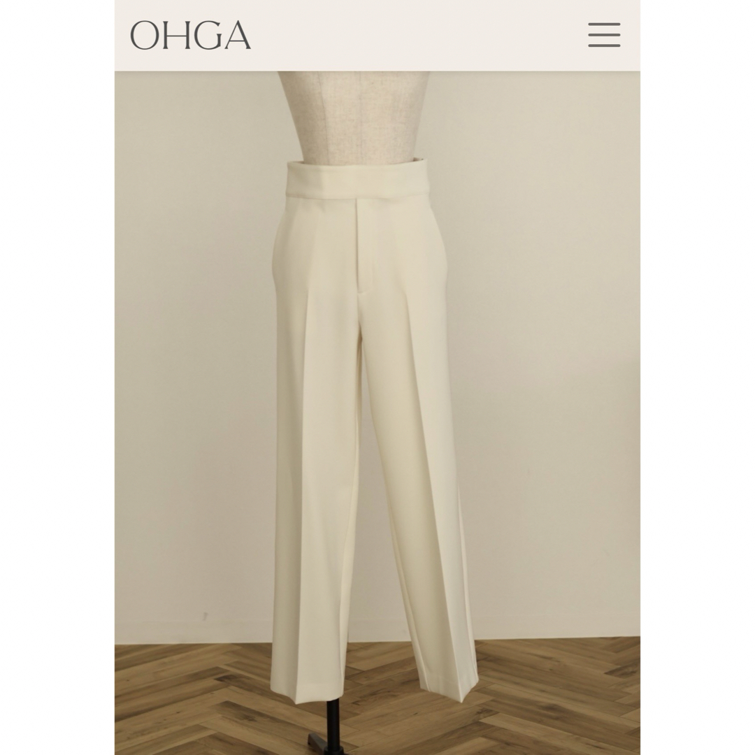 Drawer(ドゥロワー)のOHGA STRAIGHT PANTS オーガ レディースのパンツ(その他)の商品写真