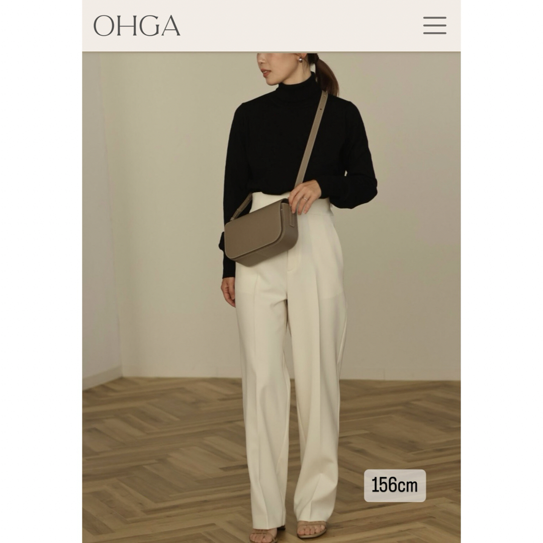 Drawer(ドゥロワー)のOHGA STRAIGHT PANTS オーガ レディースのパンツ(その他)の商品写真