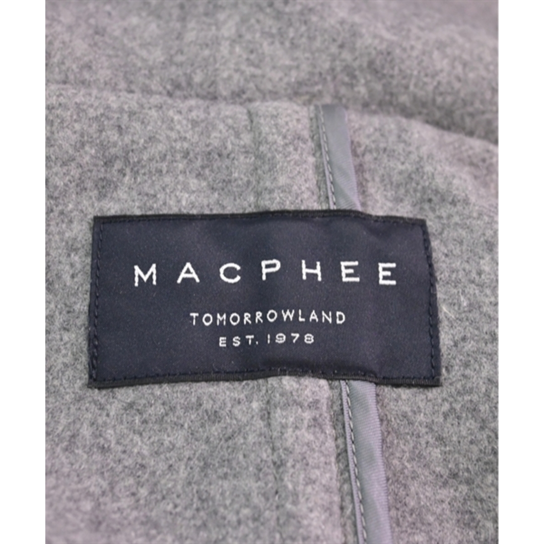 MACPHEE(マカフィー)のMACPHEE マカフィー ダッフルコート 36(M位) グレー 【古着】【中古】 レディースのジャケット/アウター(ダッフルコート)の商品写真