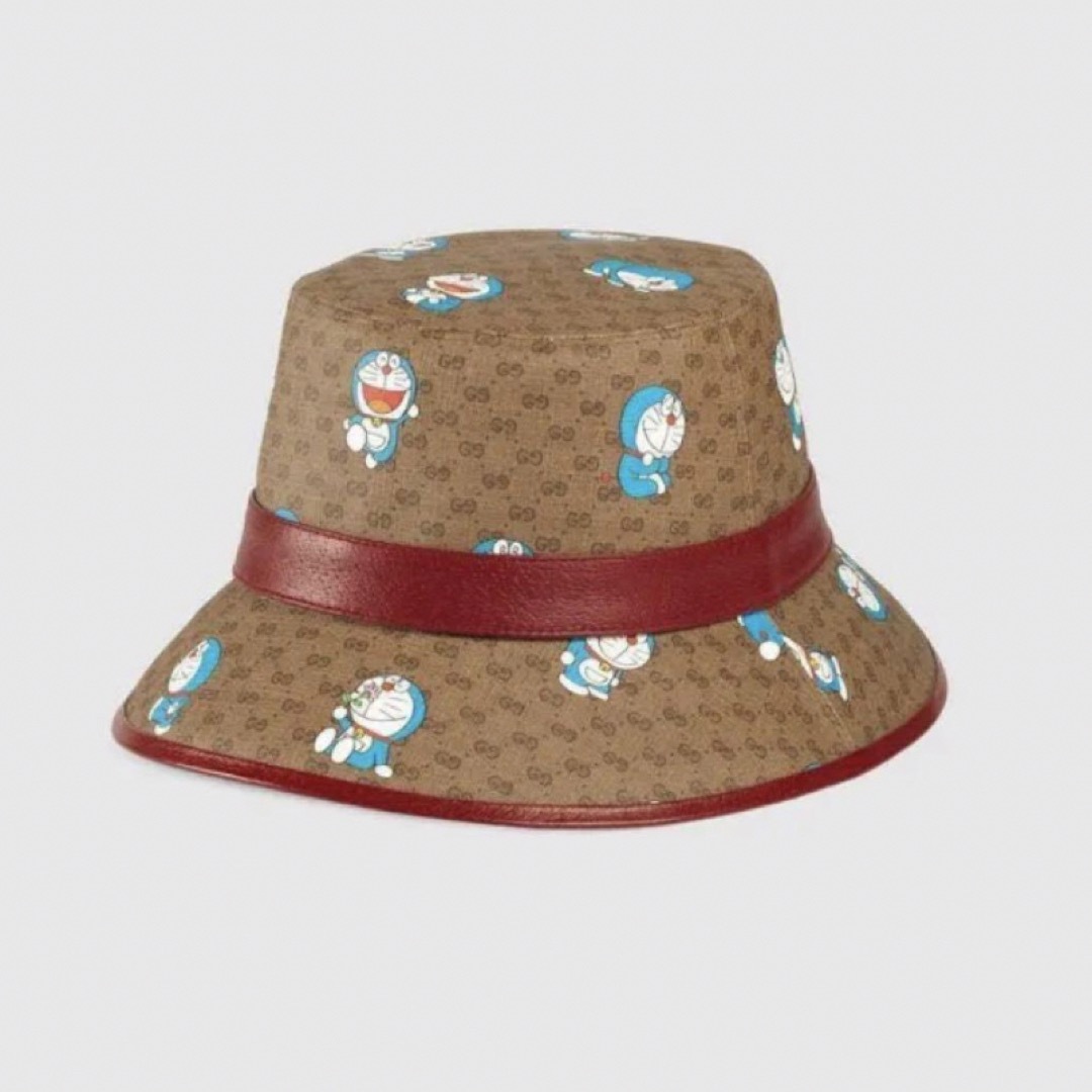 Gucci(グッチ)の【新品タグ付】 S 希少 DORAEMON x GUCCI GG バケットハット レディースの帽子(ハット)の商品写真