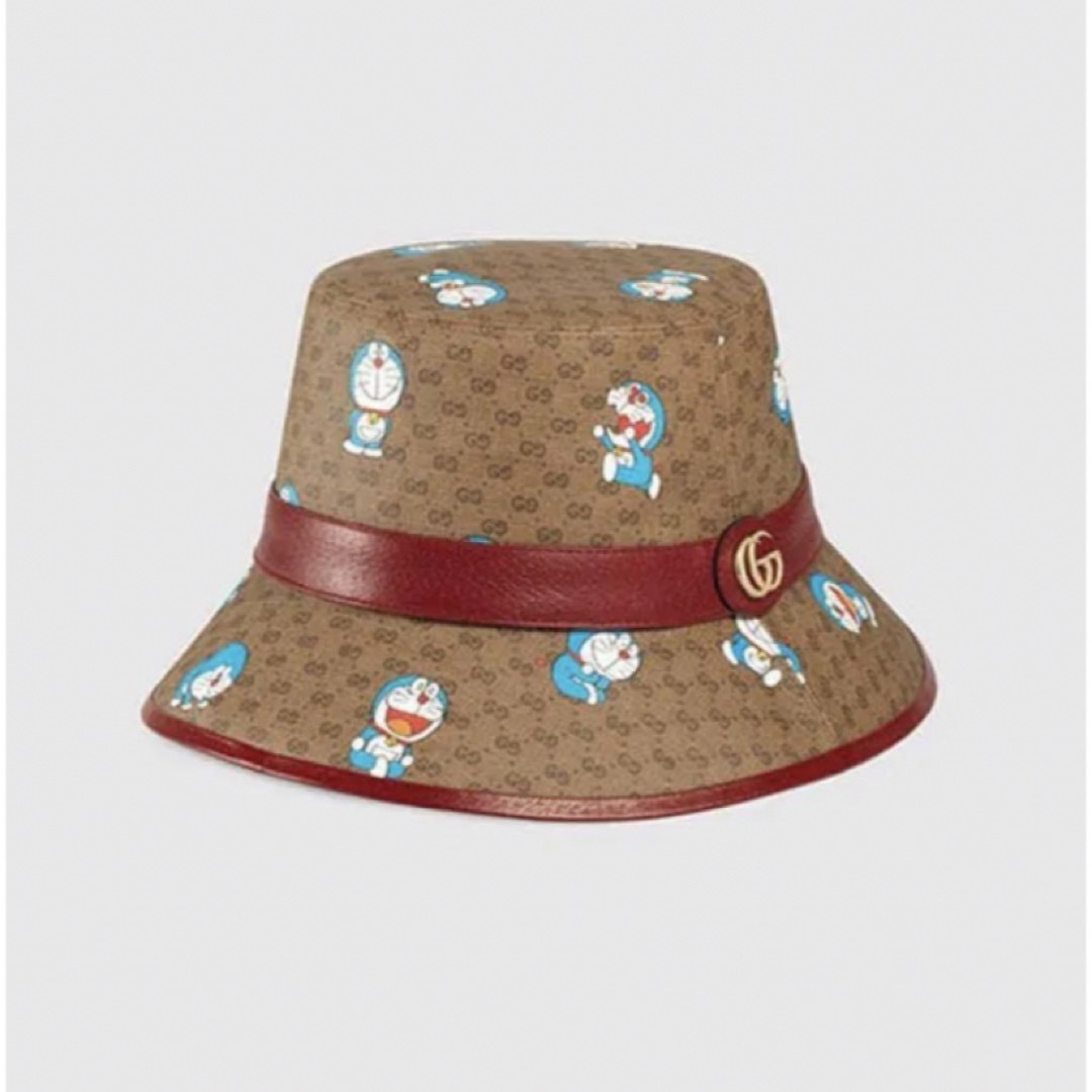 Gucci(グッチ)の【新品タグ付】 S 希少 DORAEMON x GUCCI GG バケットハット レディースの帽子(ハット)の商品写真