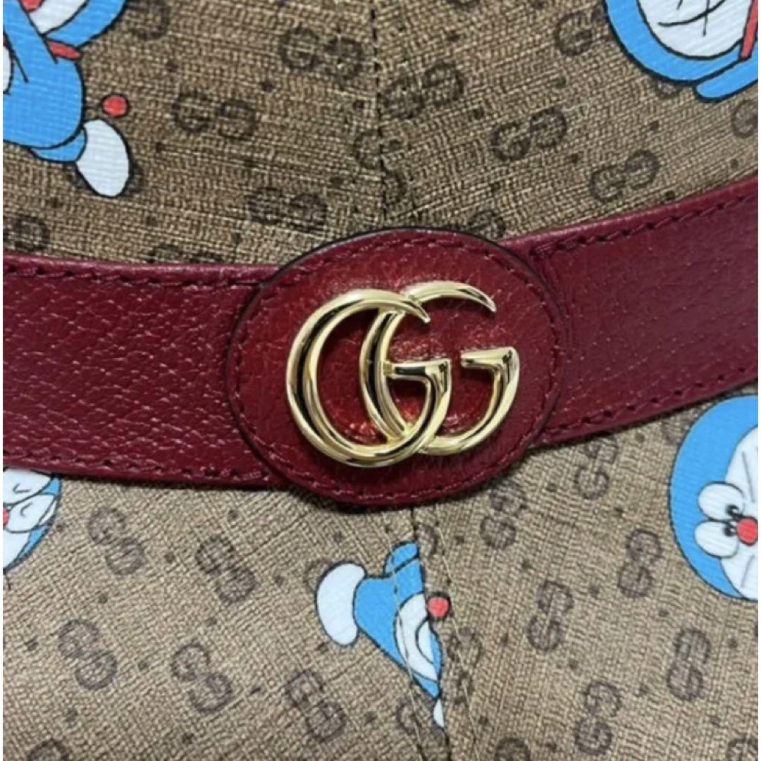 Gucci(グッチ)の【新品タグ付】 S 希少 DORAEMON x GUCCI GG バケットハット レディースの帽子(ハット)の商品写真