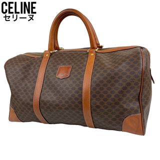 セリーヌ(celine)の美品　CELINE セリーヌ　ボストンバッグ　マカダム柄　大容量　旅行　トラベル(ボストンバッグ)