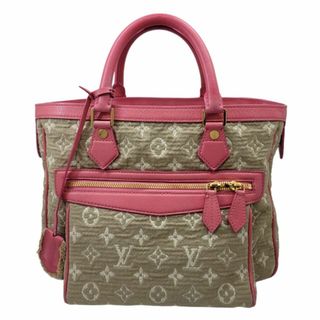 ルイヴィトン(LOUIS VUITTON)のLOUIS VUITTON　ルイ ヴィトン　モノグラムサビア　カバMM　M93496 トートバッグ　ハンドバッグ　バッグ　カバン　鞄　レザー　ピンク　ベージュ レディース(ハンドバッグ)