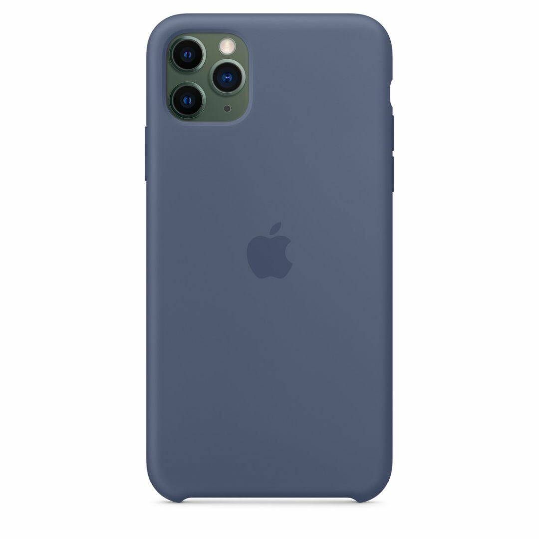 Apple(アップル)の新品Apple純正iPhone11Pro Maxシリコンケース アラスカンブルー スマホ/家電/カメラのスマホアクセサリー(iPhoneケース)の商品写真