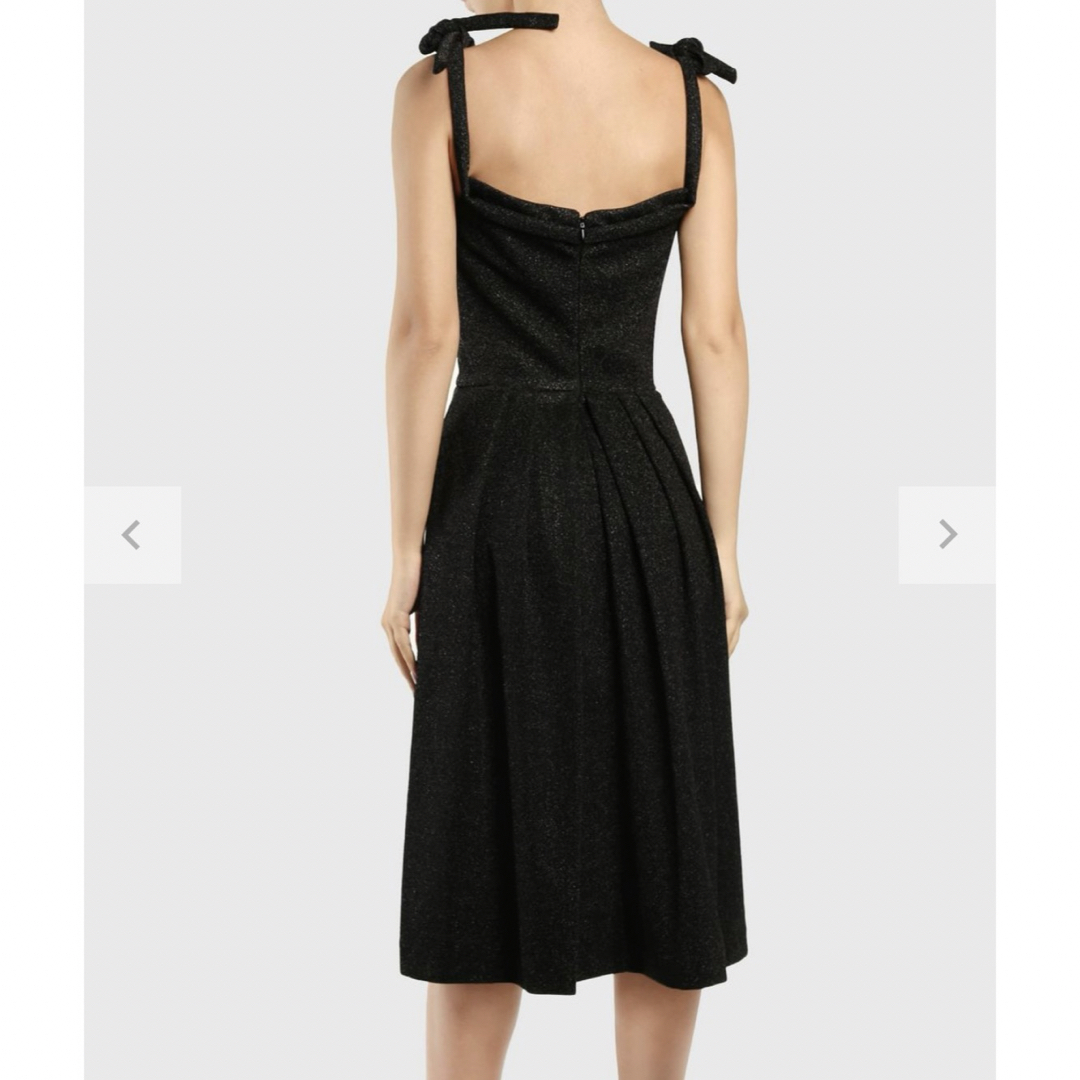 Marco de Vincenzo フェザーイブニングドレス　ブラック レディースのフォーマル/ドレス(ロングドレス)の商品写真