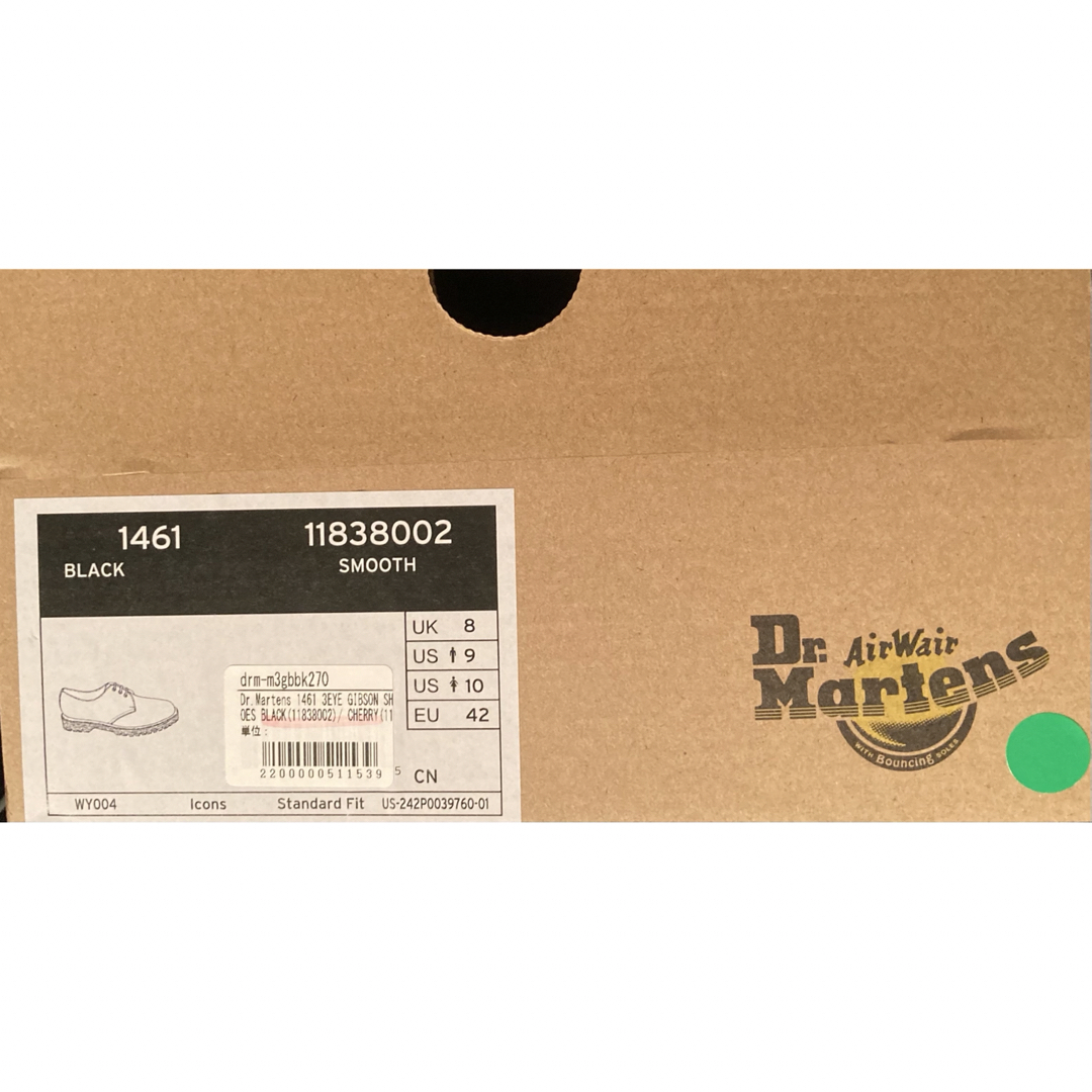 Dr.Martens(ドクターマーチン)のドクターマーチン Dr.Martens 1461 3ホール 黒 27.0cm メンズの靴/シューズ(ブーツ)の商品写真